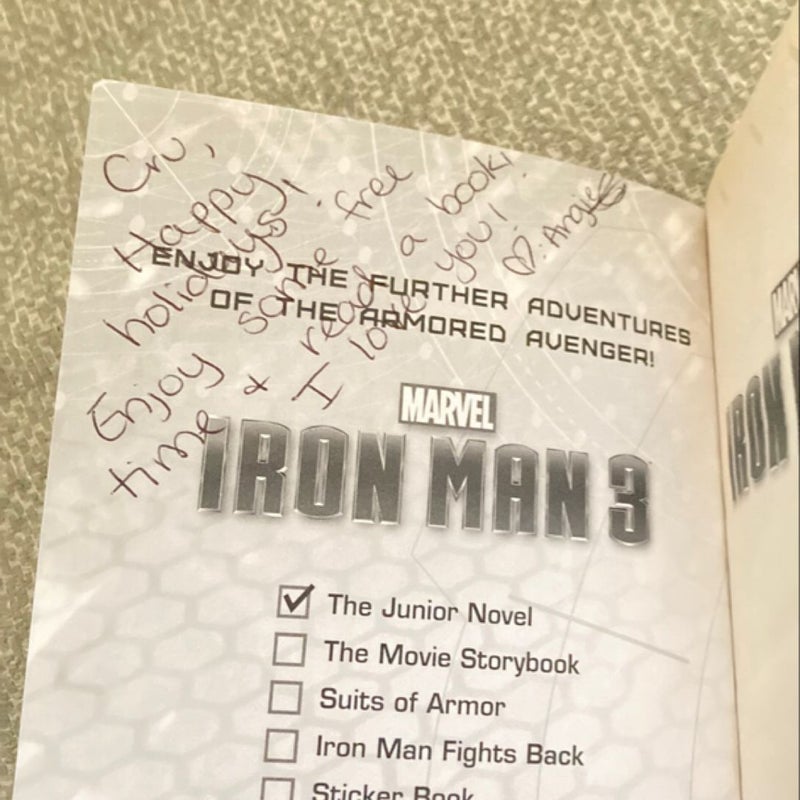 Iron Man 3 Junior Novel