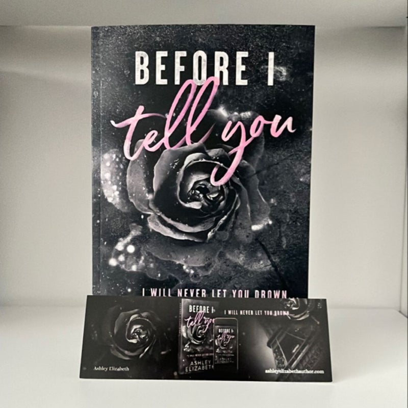 Before I Tell You (Signed) Plus Bookmark Included