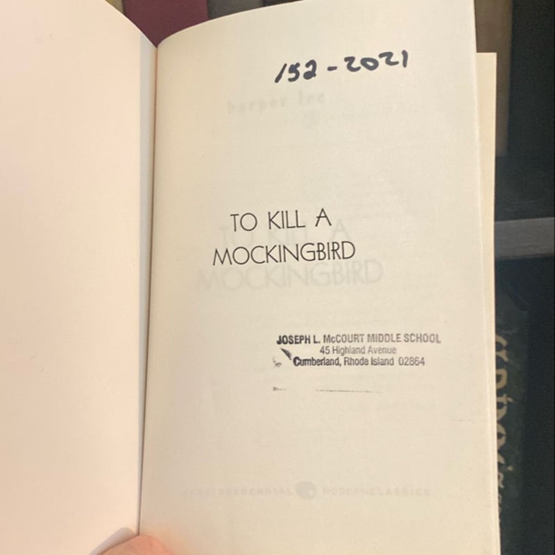 To Kill a Mockingbird