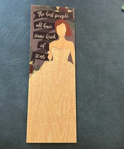 The One Wooden Bookmark