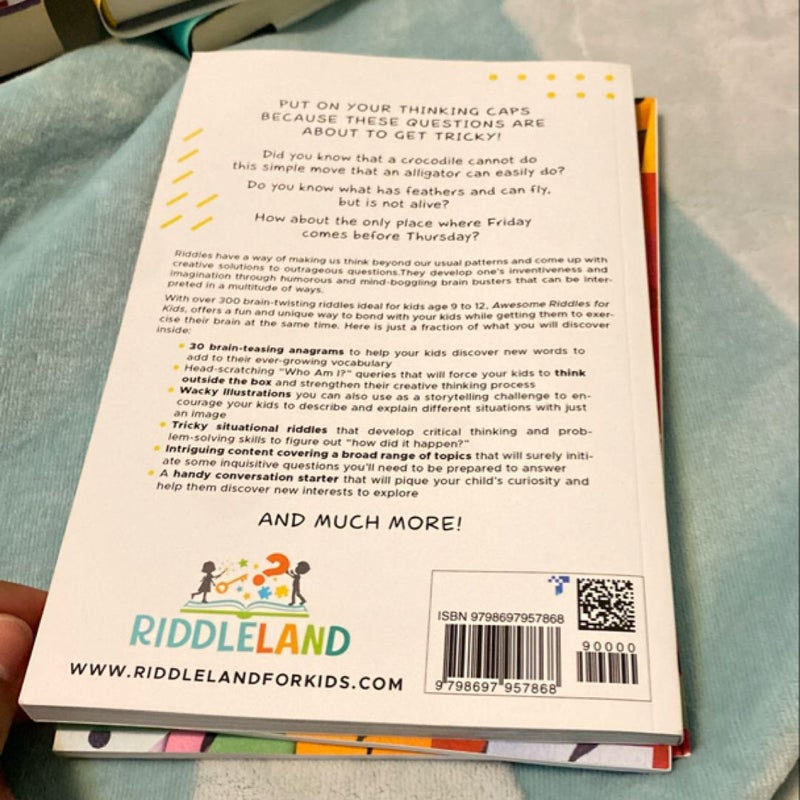 children’s riddle book bundle