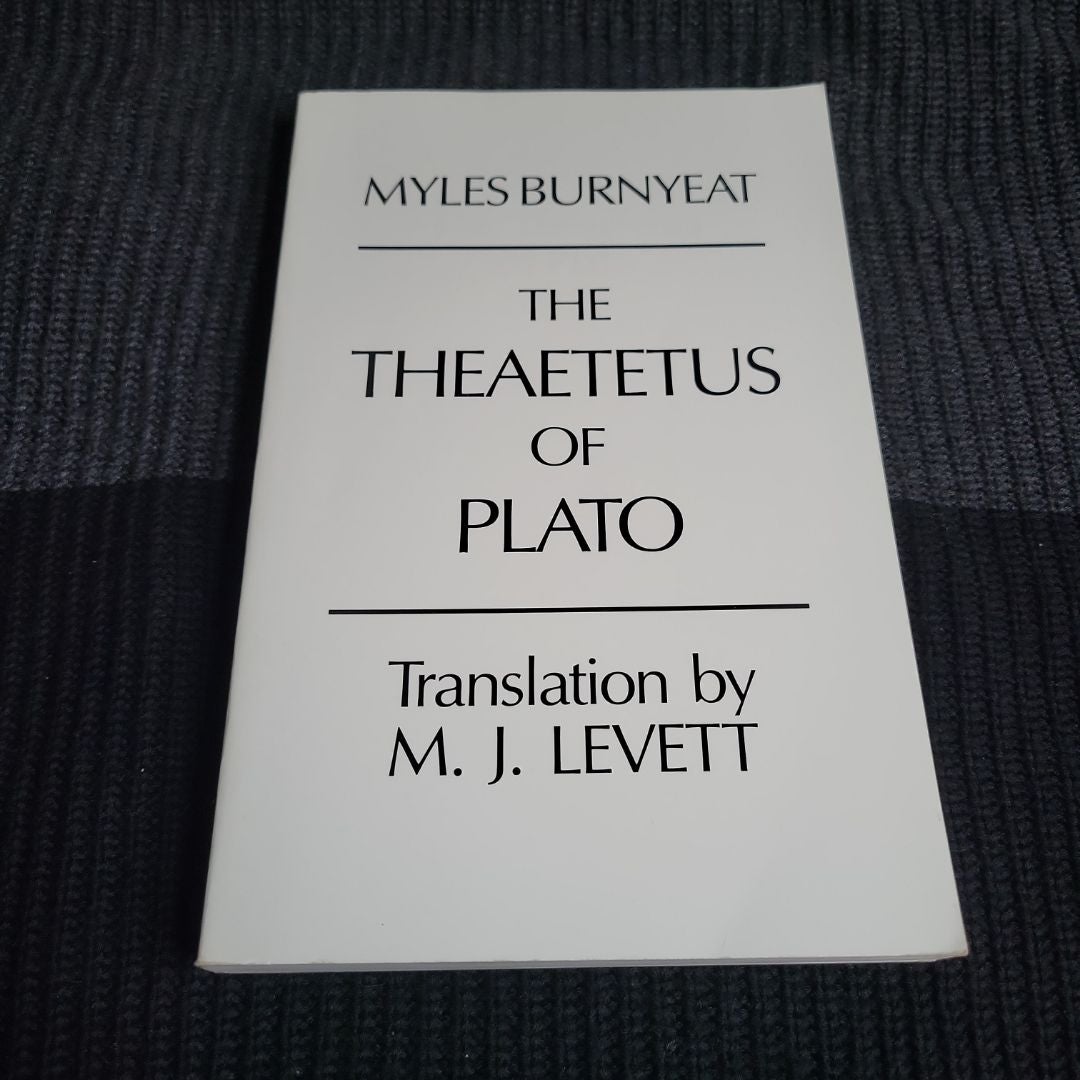 The Theaetetus of Plato