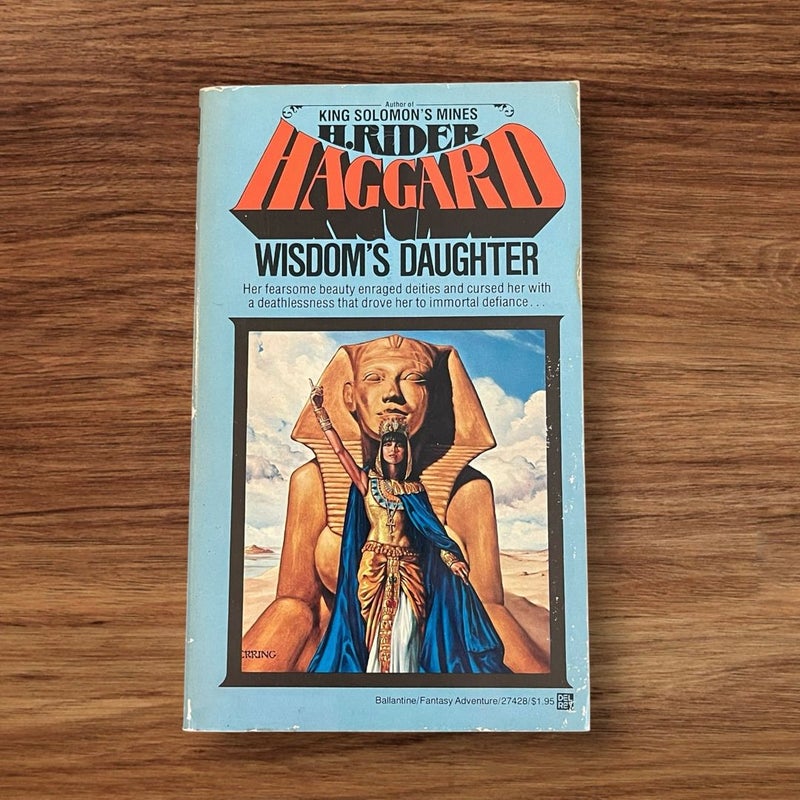 Wisdom’s Daughter 1978 Vintage Paperback