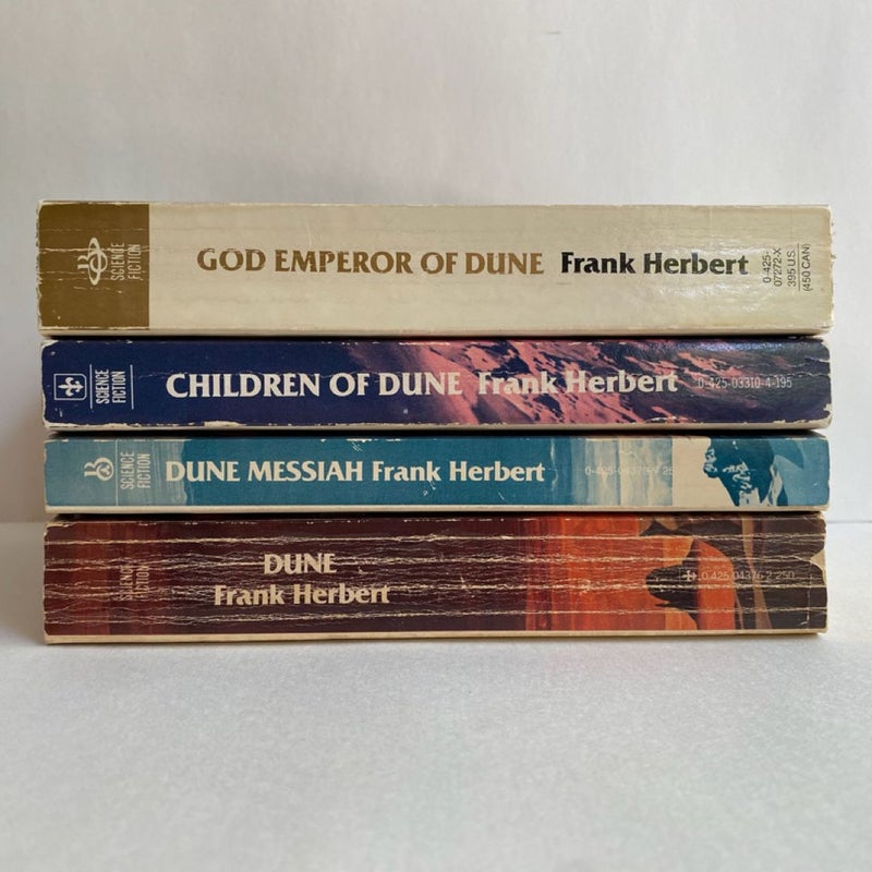 Dune; Dune Messiah; Children of Dune; God Emperor of Dune