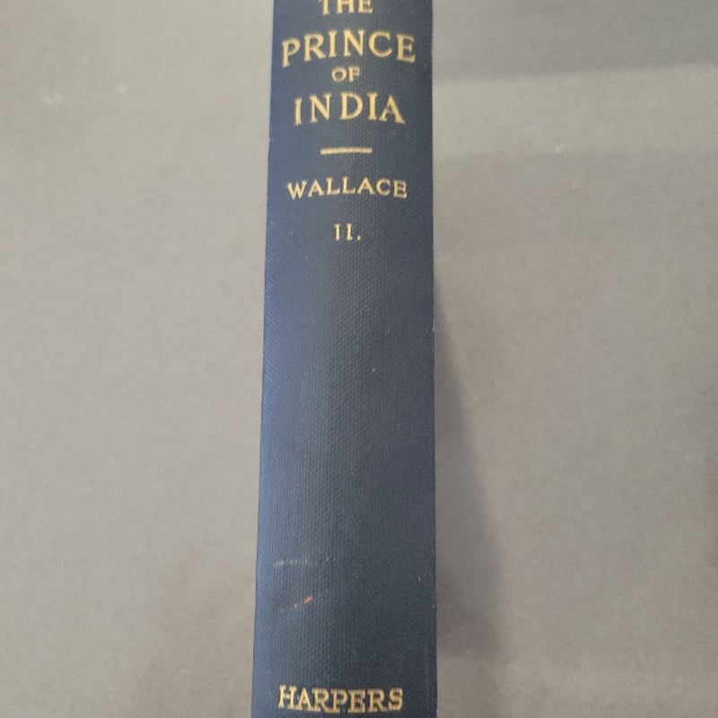 The Prince of India Volume #2 by Wallace 1893 1st Edition hard back