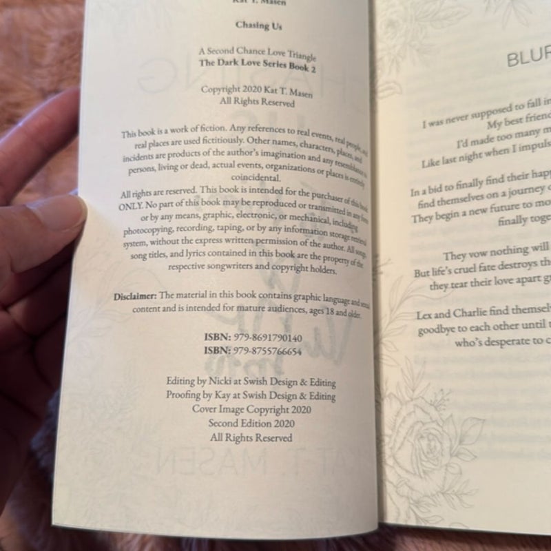 Chasing Us (special edition, signed-personalized, foil edges)