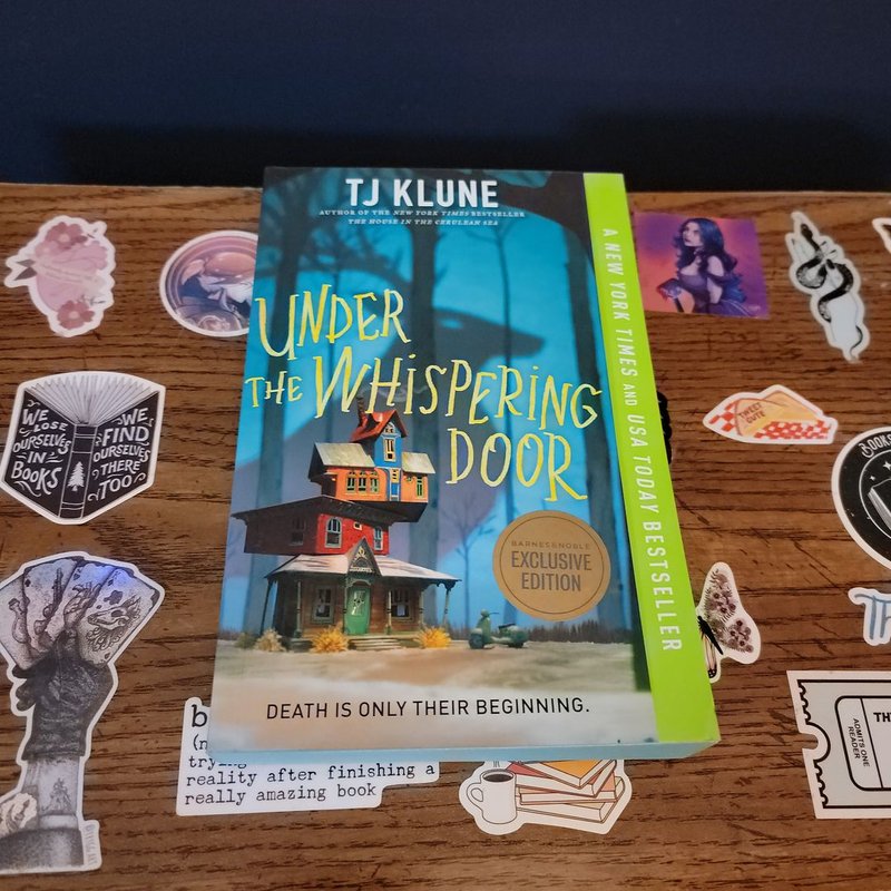 Under the Whispering Door BN edition by TJ Klune, Paperback