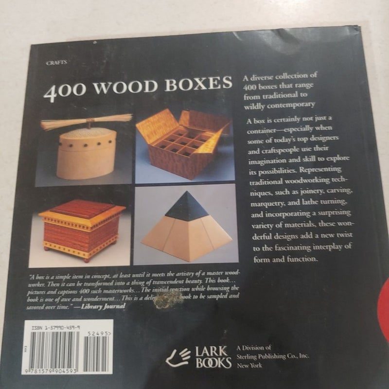 400 Wood Boxes