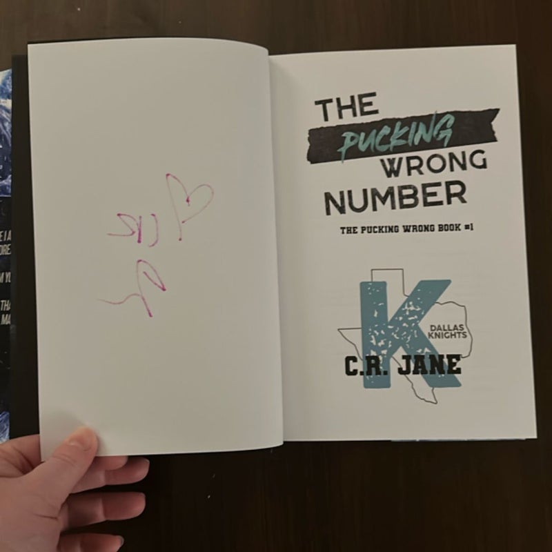 (HAND SIGNED) The Pucking Wrong Number