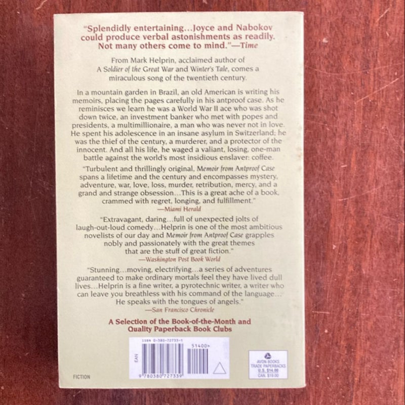 Memoir from Antproof Case
