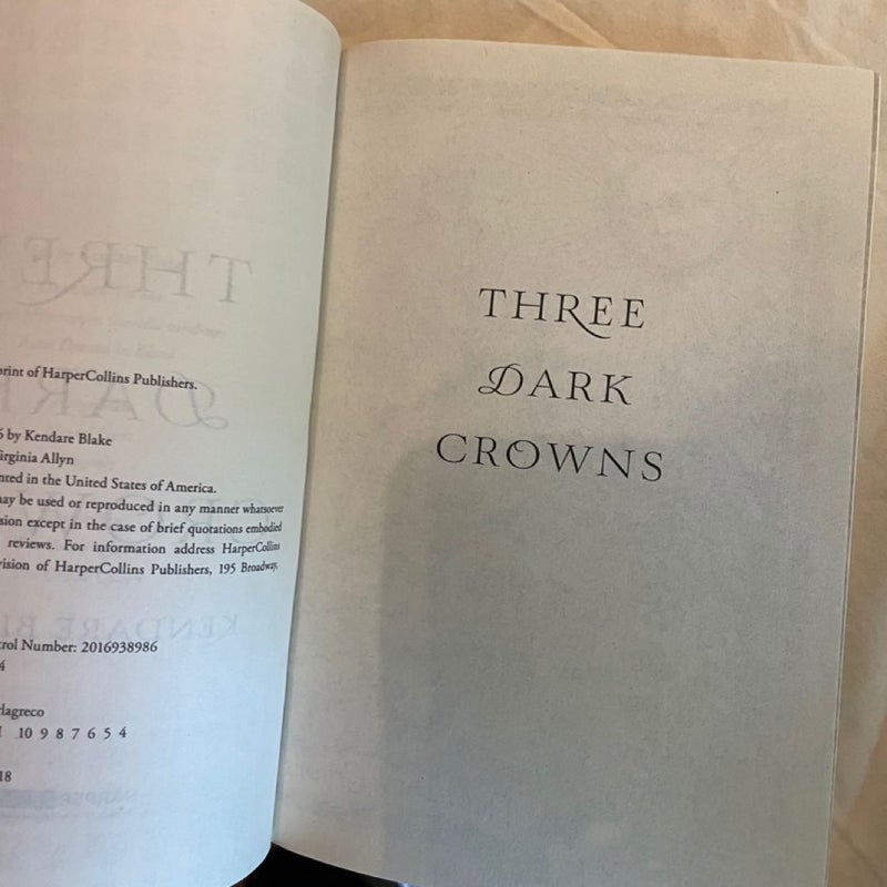 Three Dark Crowns