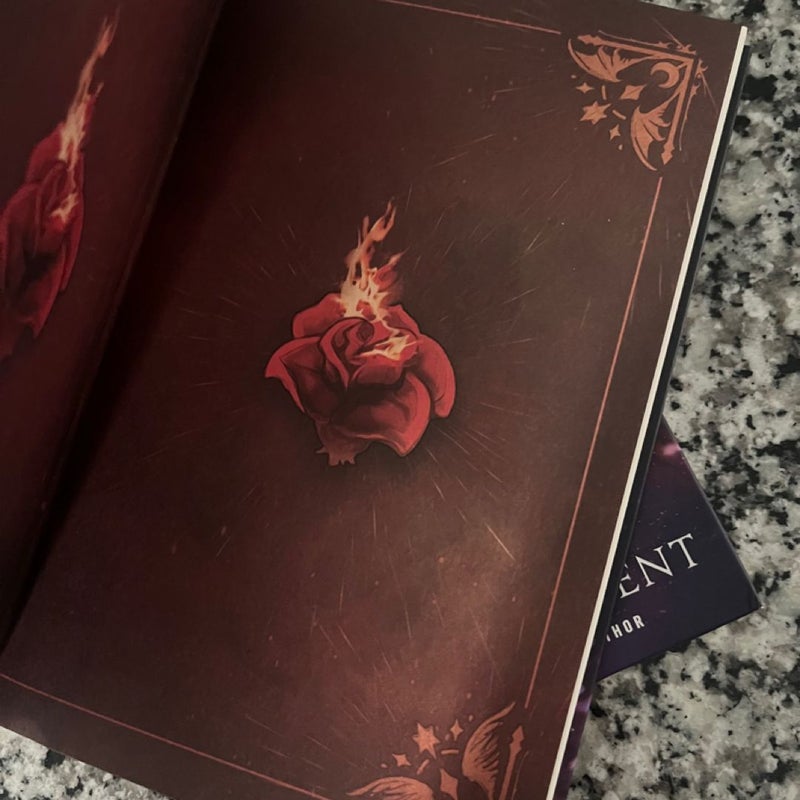 Six Scorched Roses Target Exclusive Cover