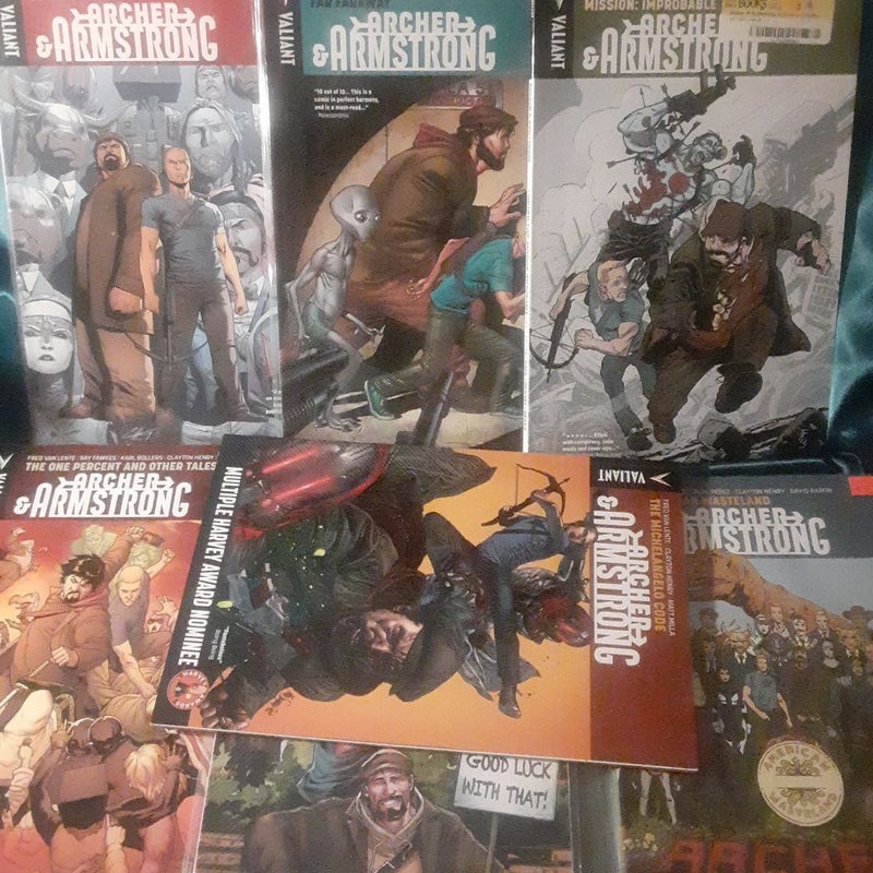 Archer & Armstrong Valiant Comic volumes 1-7 