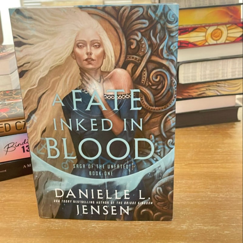 A Fate Inked in Blood-Foiled edges edition 