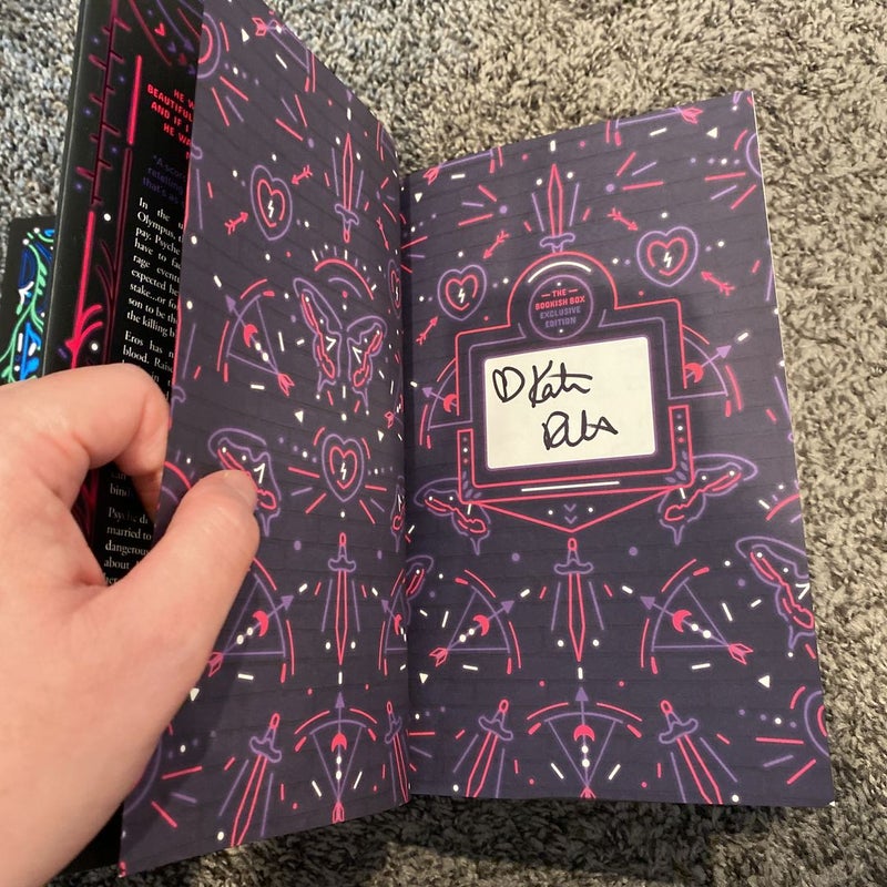 Neon Gods & Electric Idol & Wicked Beauty Bookish Box Editions Signed