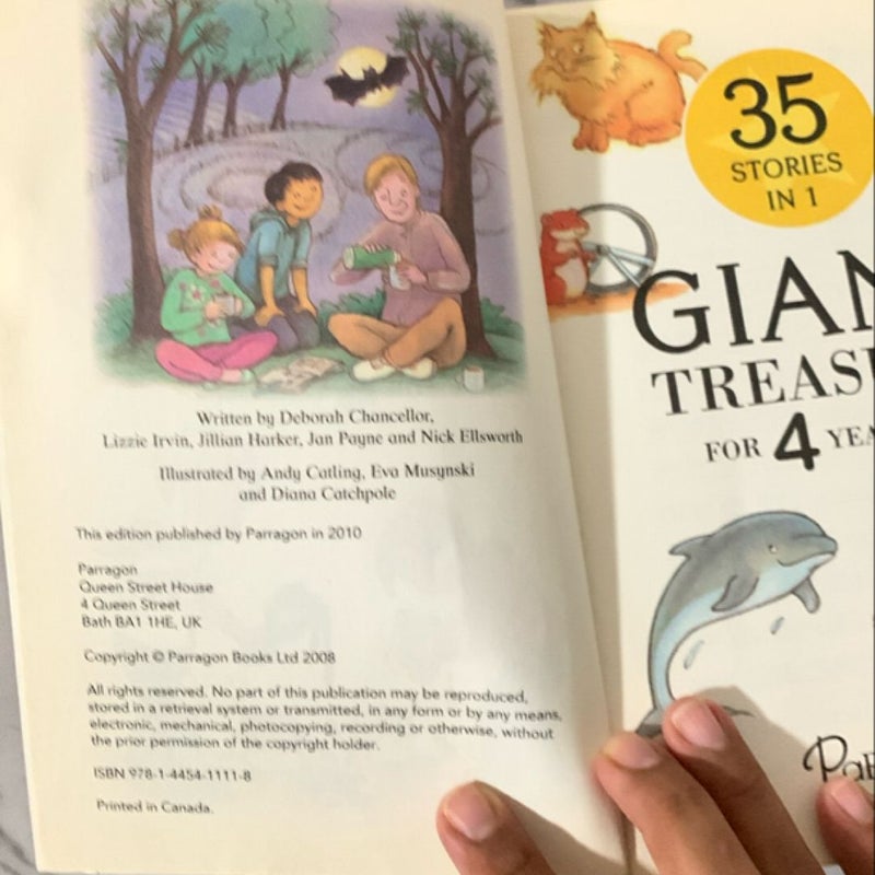 Giant treasury for 4 years olds 