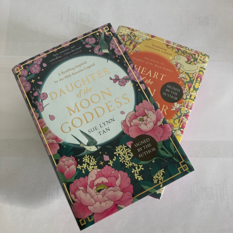 Daughter of The Moon Goddess & Heart of The Sun Warrior Waterstones SIGNED