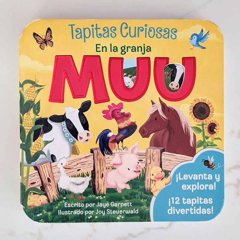 Muu / Moo (Spanish Edition) Tapitas Curiosas en la Granja