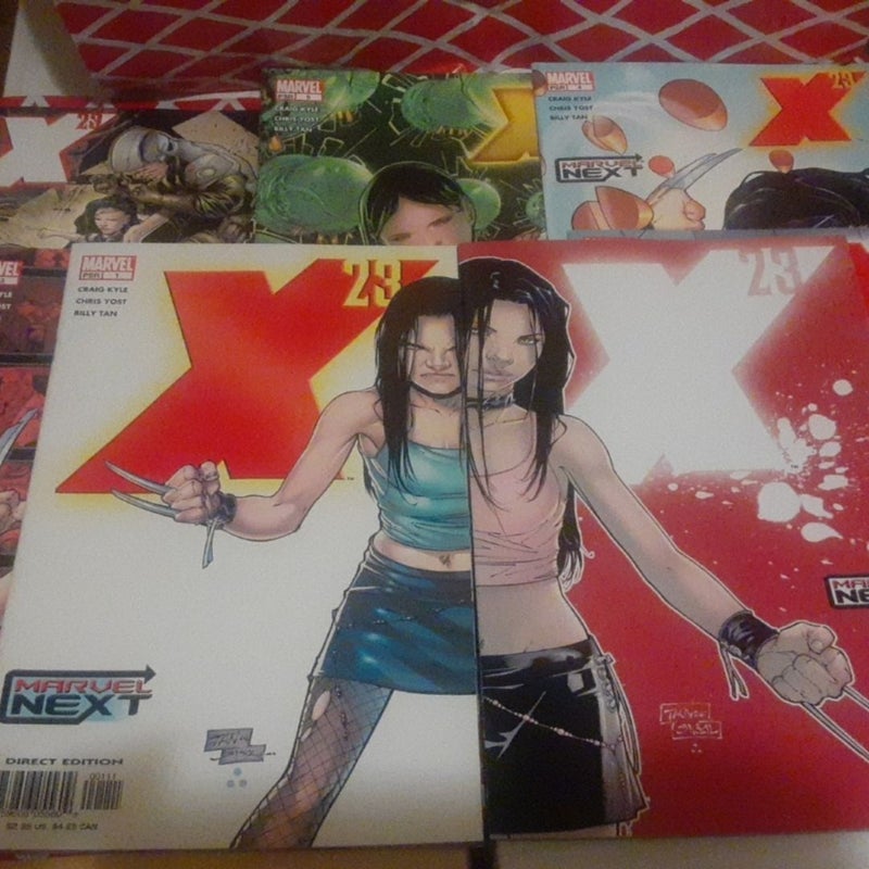 X-23 1,2,3,4,5,6 2005 mini series Marvel Comics 