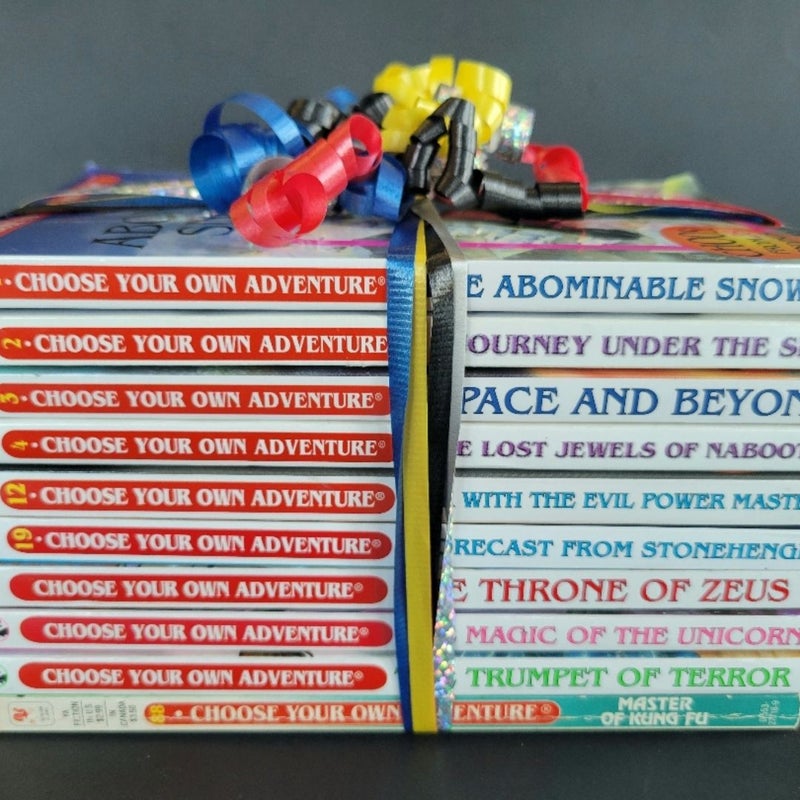 VINTAGE CHOOSE YOUR OWN ADVENTURE BOOKS LOT OF 10 R.A. MONTGOMERY & PACKARD CYOA