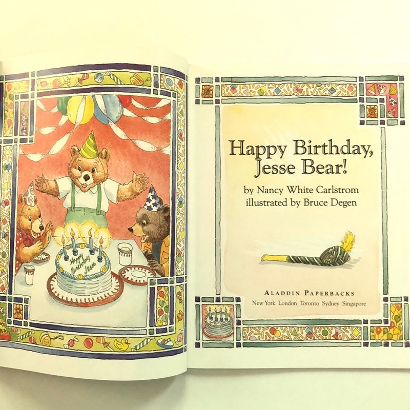 Happy Birthday, Jesse Bear!