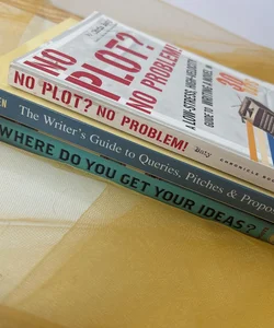 BUNDLE: writers bundle; No Plot, No Problem!, Writer’s Guide to Queries Pitches and Proposals; Where Do You Get Your Ideas?