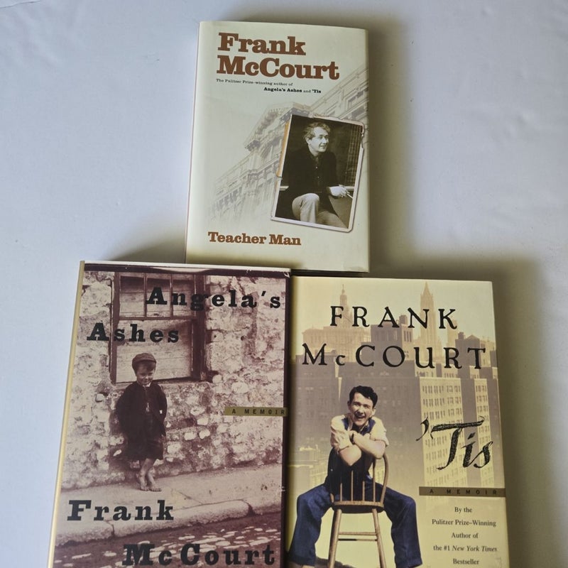 Frank McCourt 3 book lot hardcover Like New Condition 