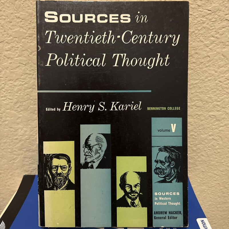 Sources in Twentieth Century Political Thought