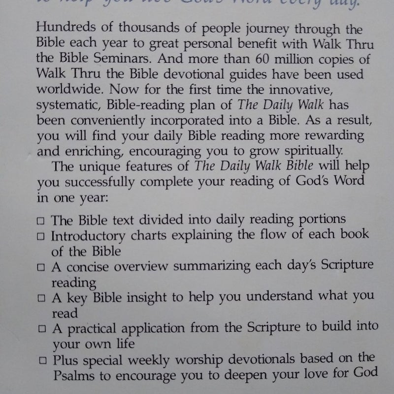 ⭐ The Daily Walk Bible