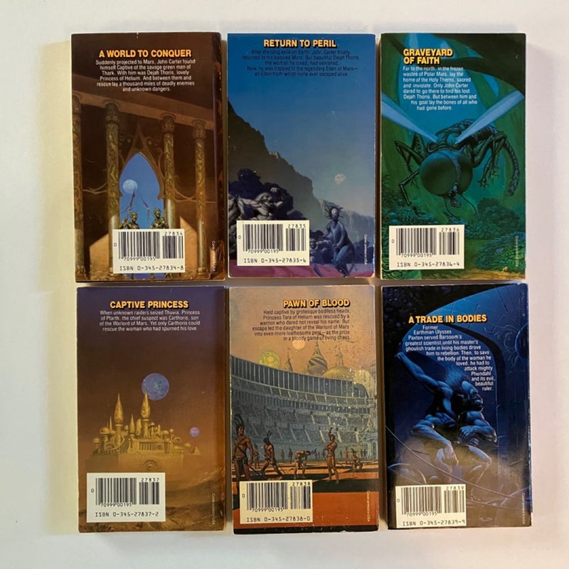 Complete Mars Series: A Princess of Mars; The Gods of Mars; The Warlord of Mars; Thuvia, Maid of Mars; The Chessmen of Mars; The Master Mind of Mars; A Fighting Man of Mars; Swords of Mars; Synthetic Men of Mars; Llana of Gathol; John Carter of Mars