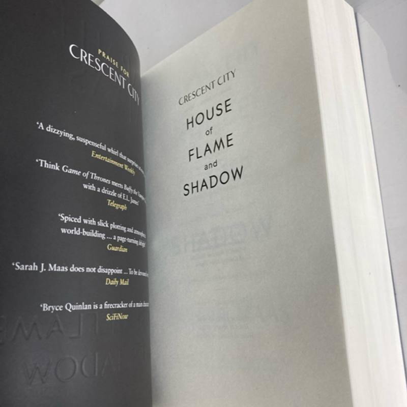 House of Flame and Shadow UK Paperback Edition 