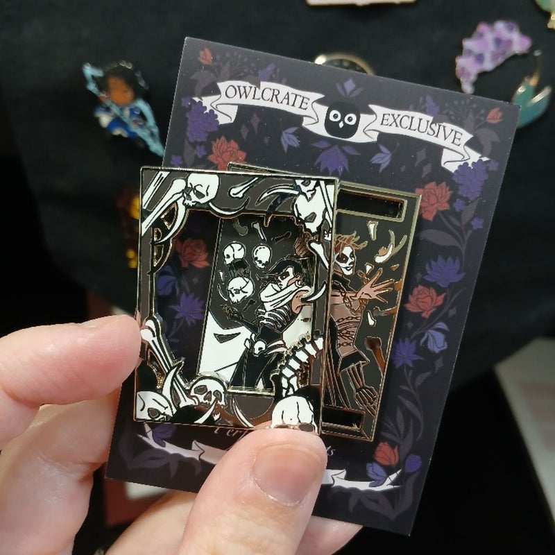 Gideon the Ninth Interactive Enamel Pin