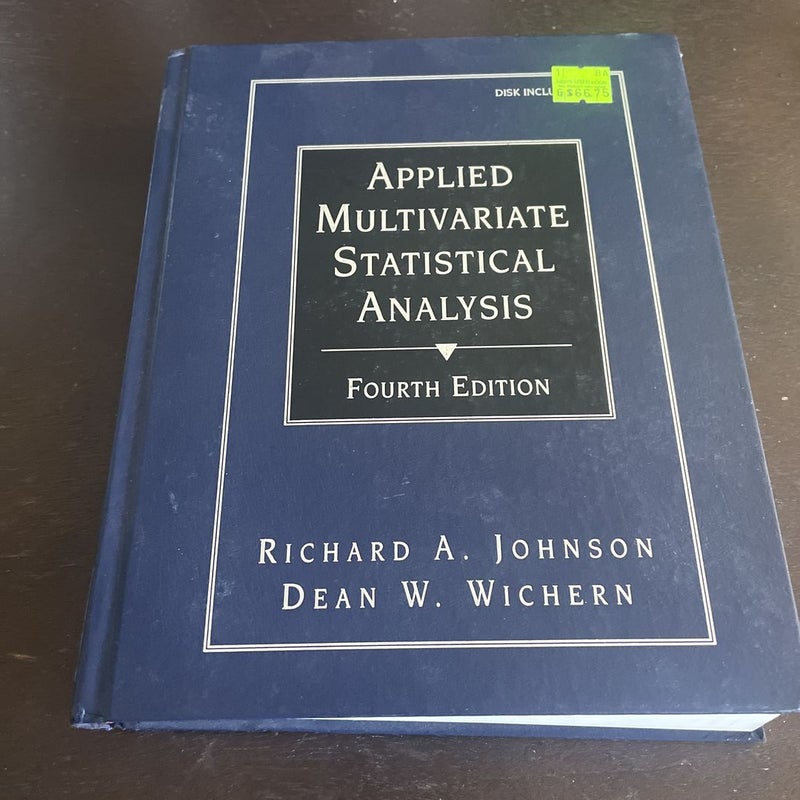 Applied Multivirate Statistical Analysis 4th Edition 