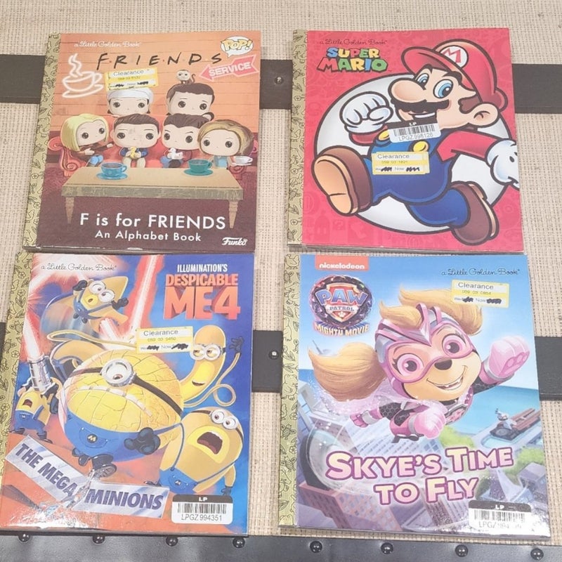 Lot of 4 Little Golden Kids Books 12