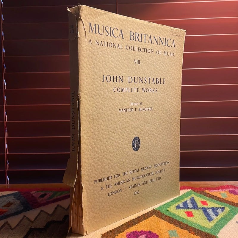 Musica Britannica: John Dunstable Complete Works (1953)