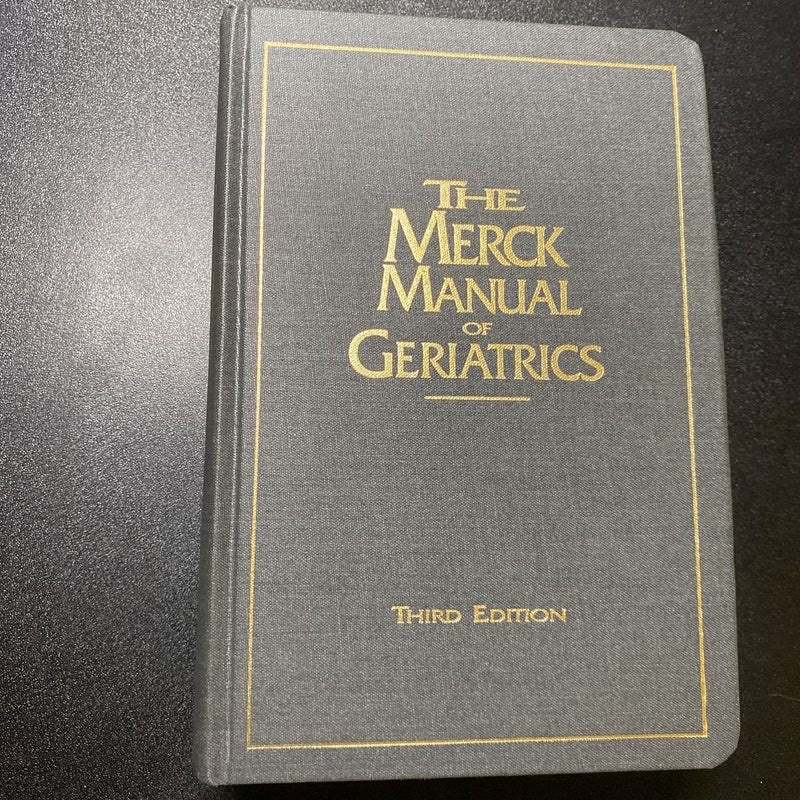 The Merck Manual of Geriatrics 