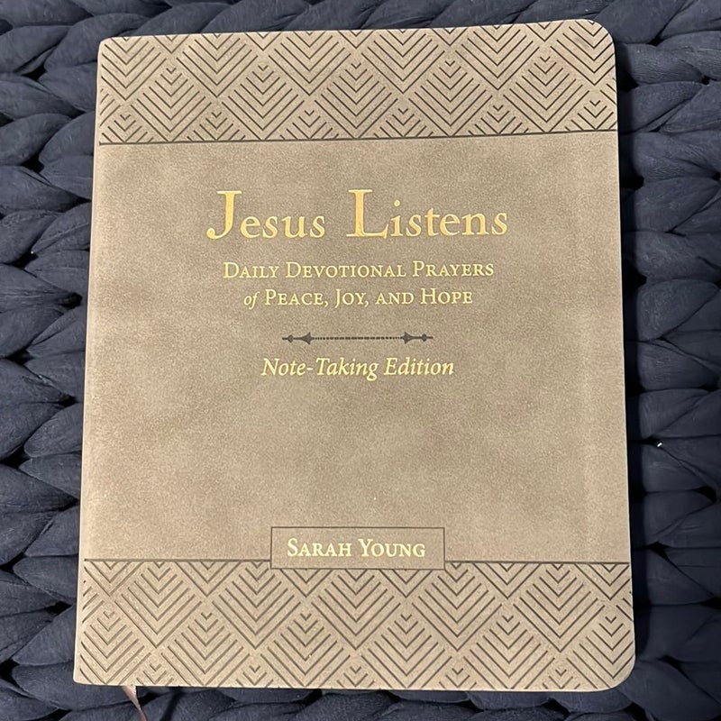 Jesus Listens Note-Taking Edition with Full Scriptures by Sarah Young ...