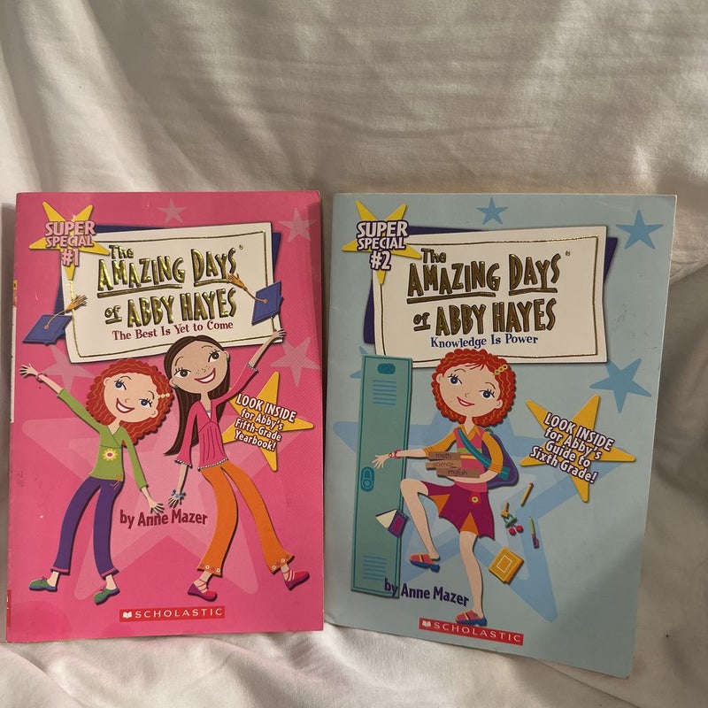 The Amazing Days of Abby Hayes Books 1 & 2