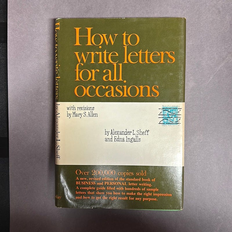 How to Write Letters for All Occasions