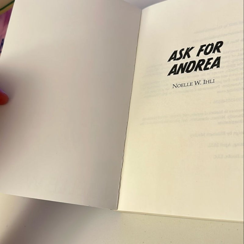 (Rare Cover, First Printing) Ask for Andrea