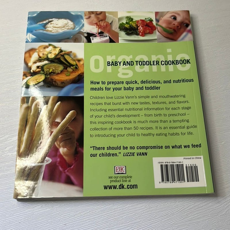 Organic Baby and Toddler Cookbook