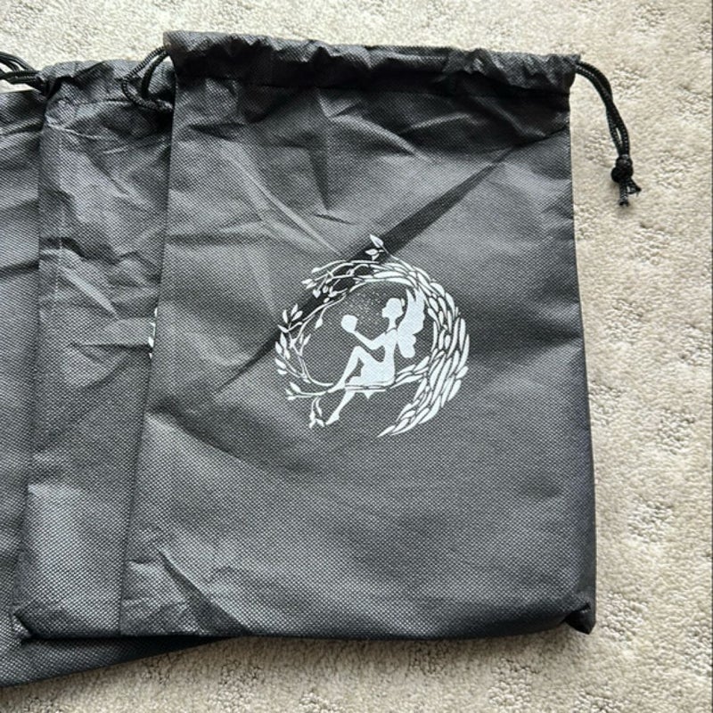 Three Fairyloot Black Book Bags