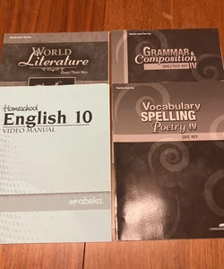 Abeka English 10 teacher keys and video manual