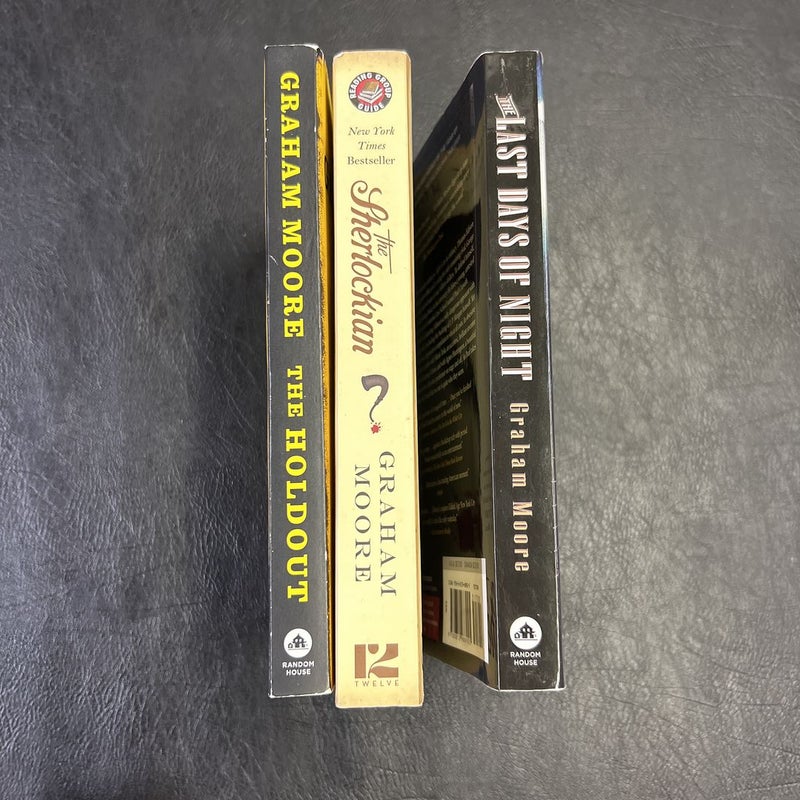 Graham Moore 3 Paperback bundle 