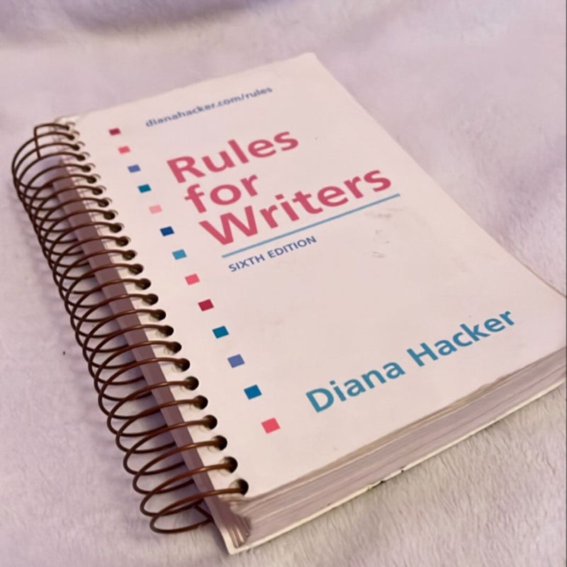 Rules for Writers