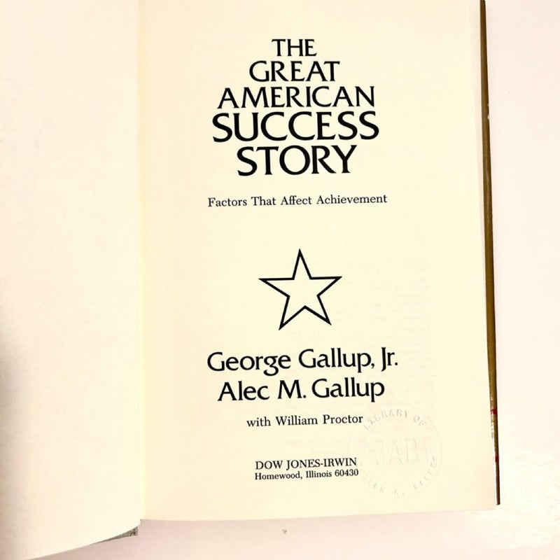The Great American Success Story