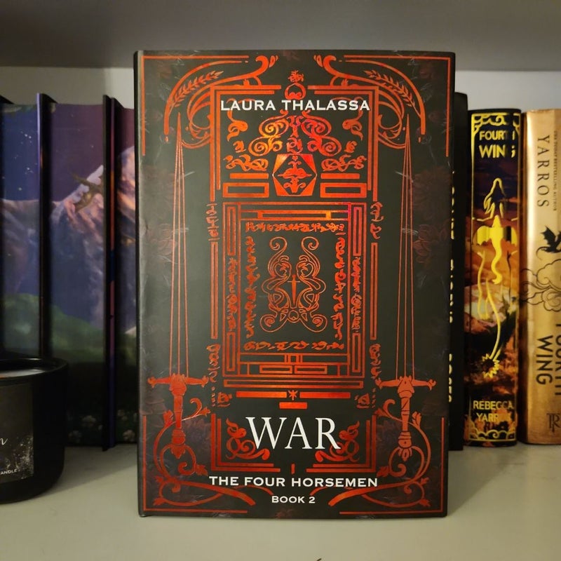 War (the four horseman book 2) Bookish box