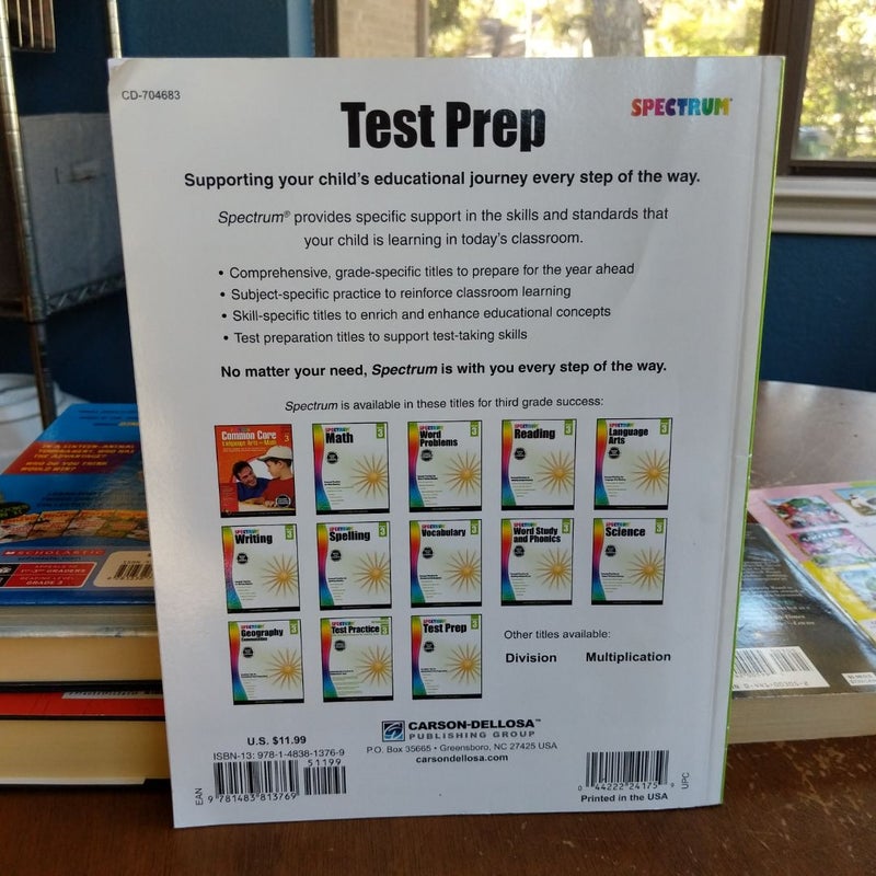 Spectrum Test Prep, Grade 3