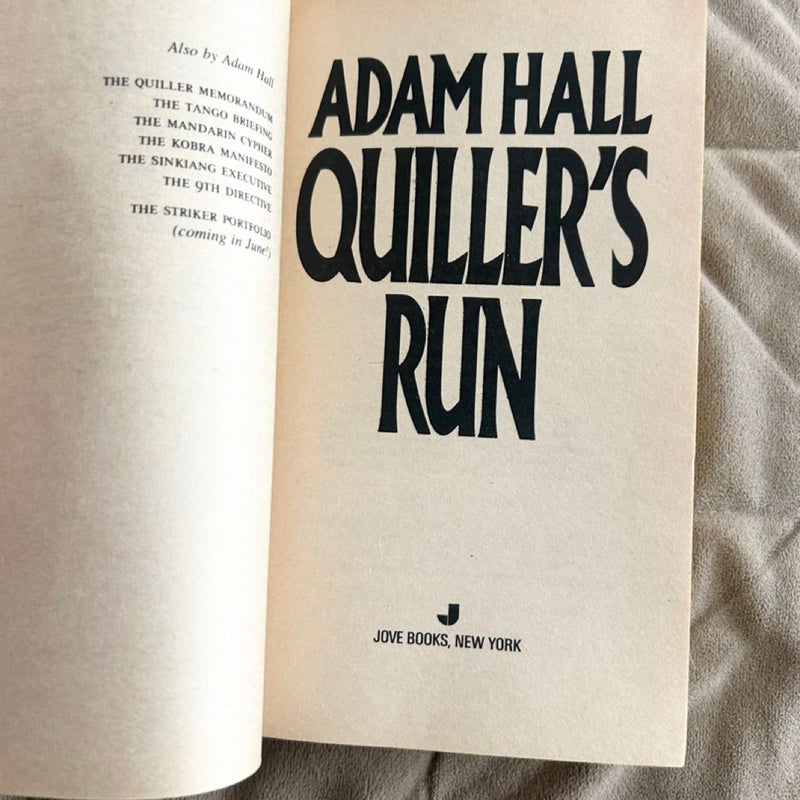 Quiller's Run  4135