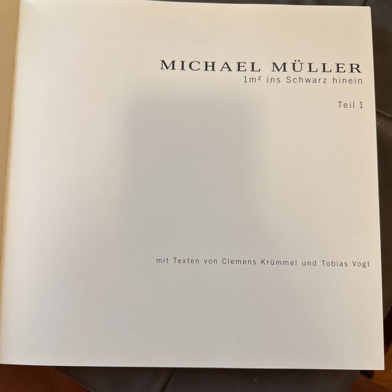 Michael Müller, 1m2 ins Schwartz hinein 